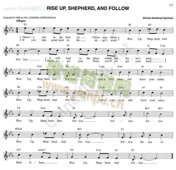 Rise Up Shepherd and Follow1