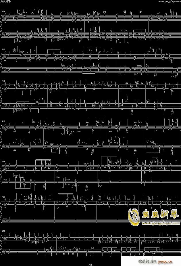 第五交响曲第四乐章钢琴独奏版 -_布鲁克纳12
