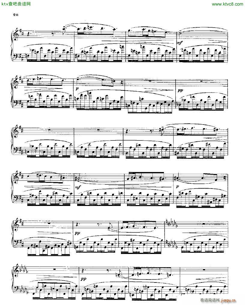 Balakirev Piano Sonata In B Flat Minor19