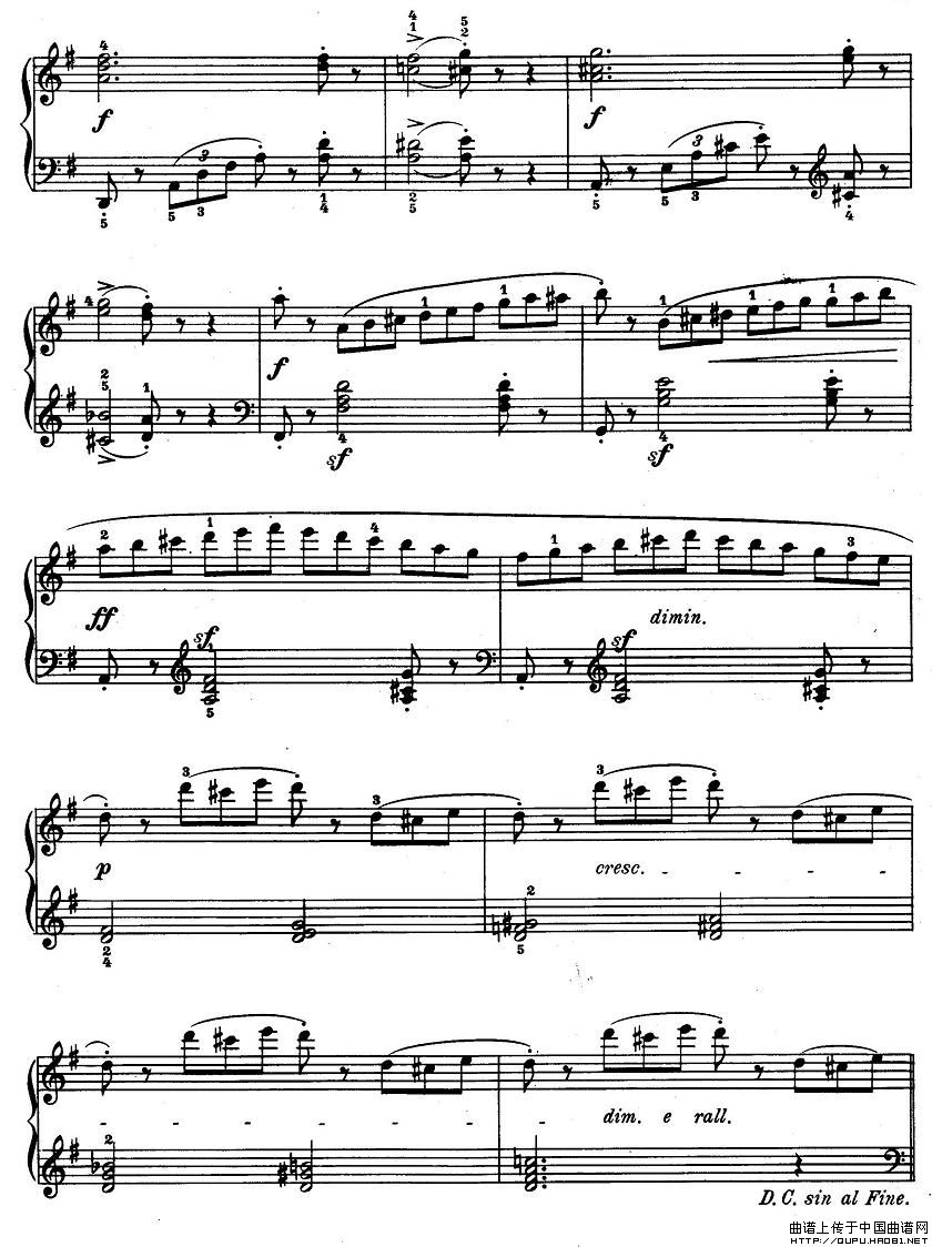 儿童钢琴进阶练习曲50首之232