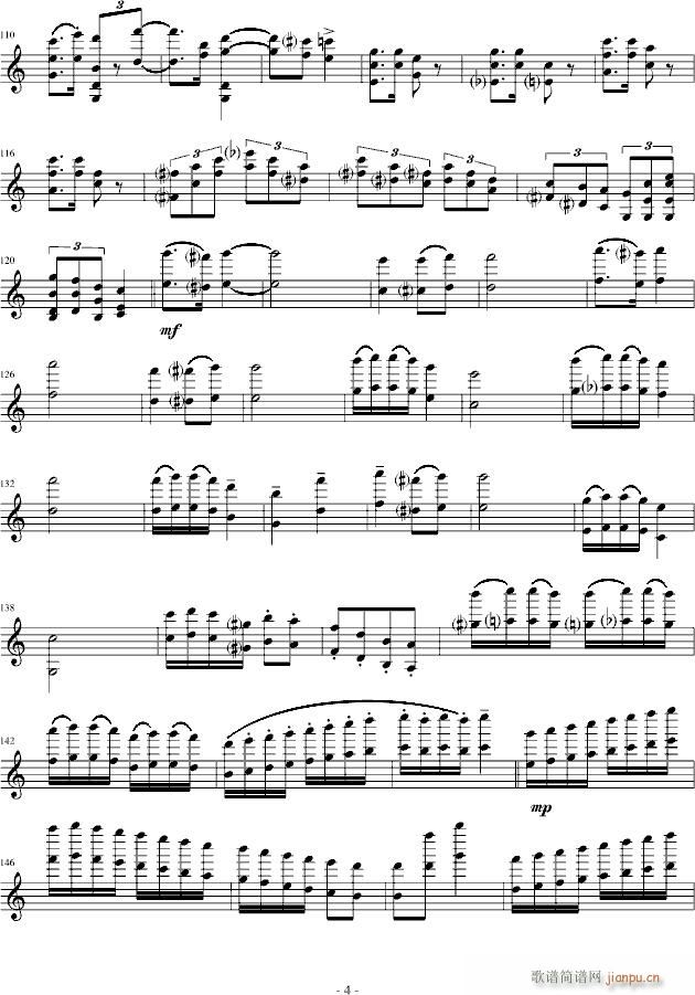 莫扎特主题炫技变奏曲（小提琴版）_莫扎特4