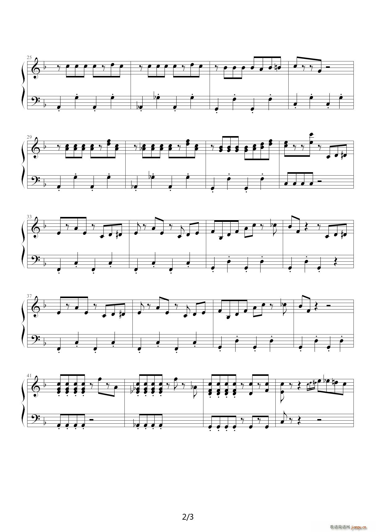 】欢乐】幸运星BGM F调2