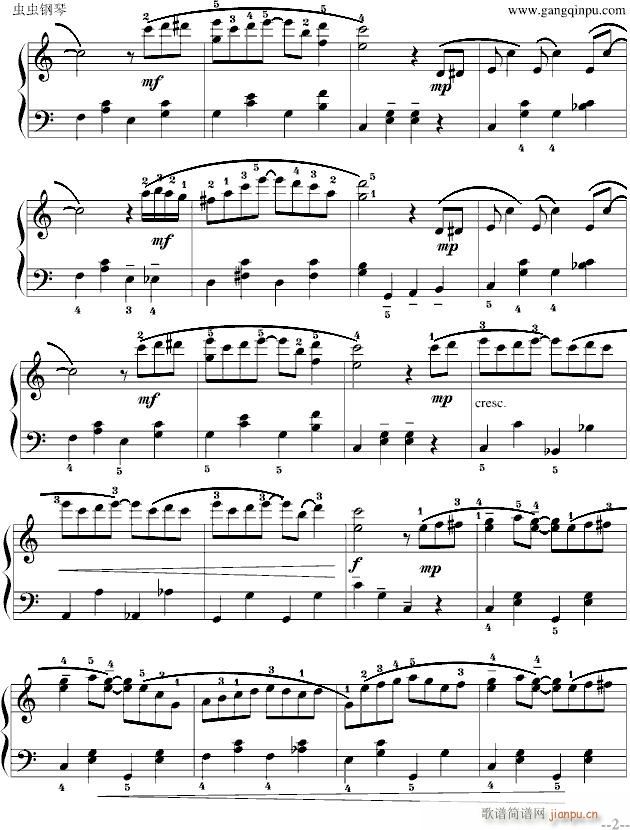 The Entertainer 简易完整版_Scott Joplin2