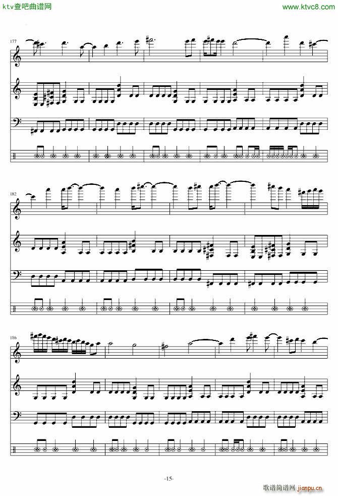 钢琴摇滚卡农_帕赫贝尔 Pachelbel15