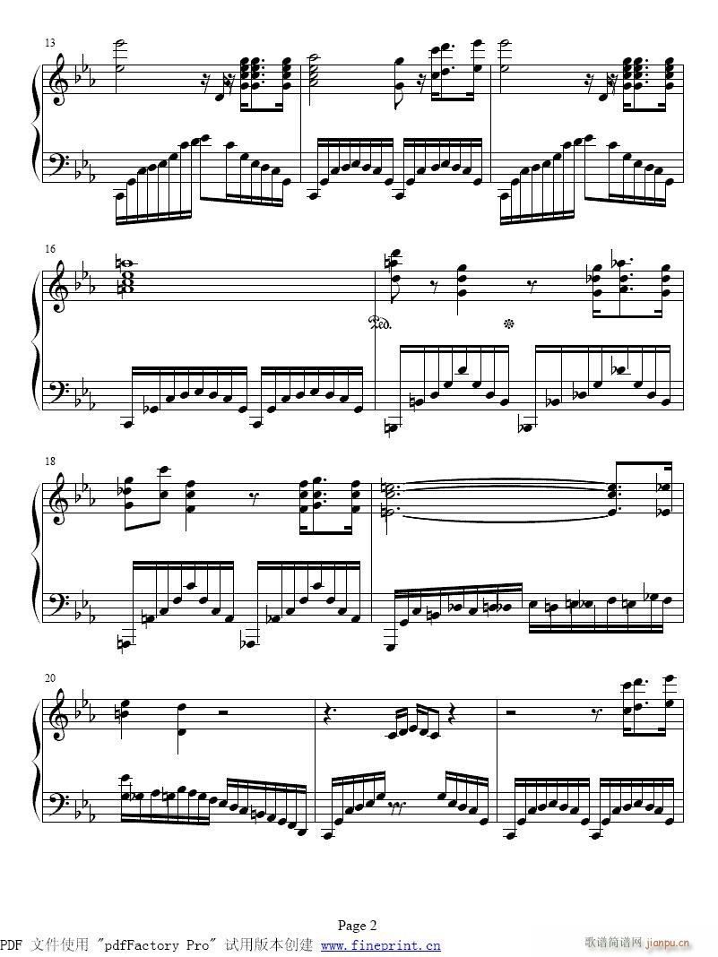 C小调 革命 练习曲1-93