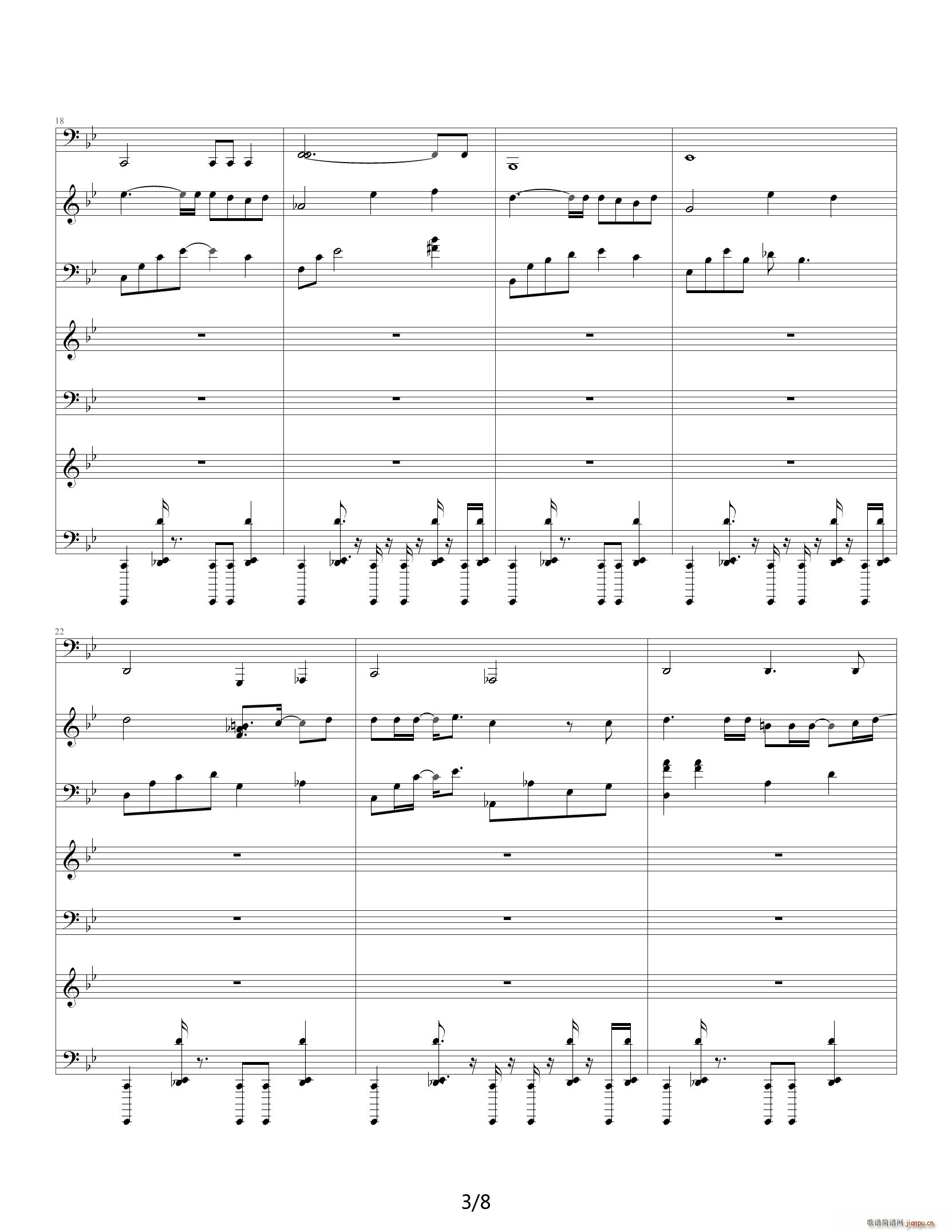 贝多芬的悲伤 降B调3