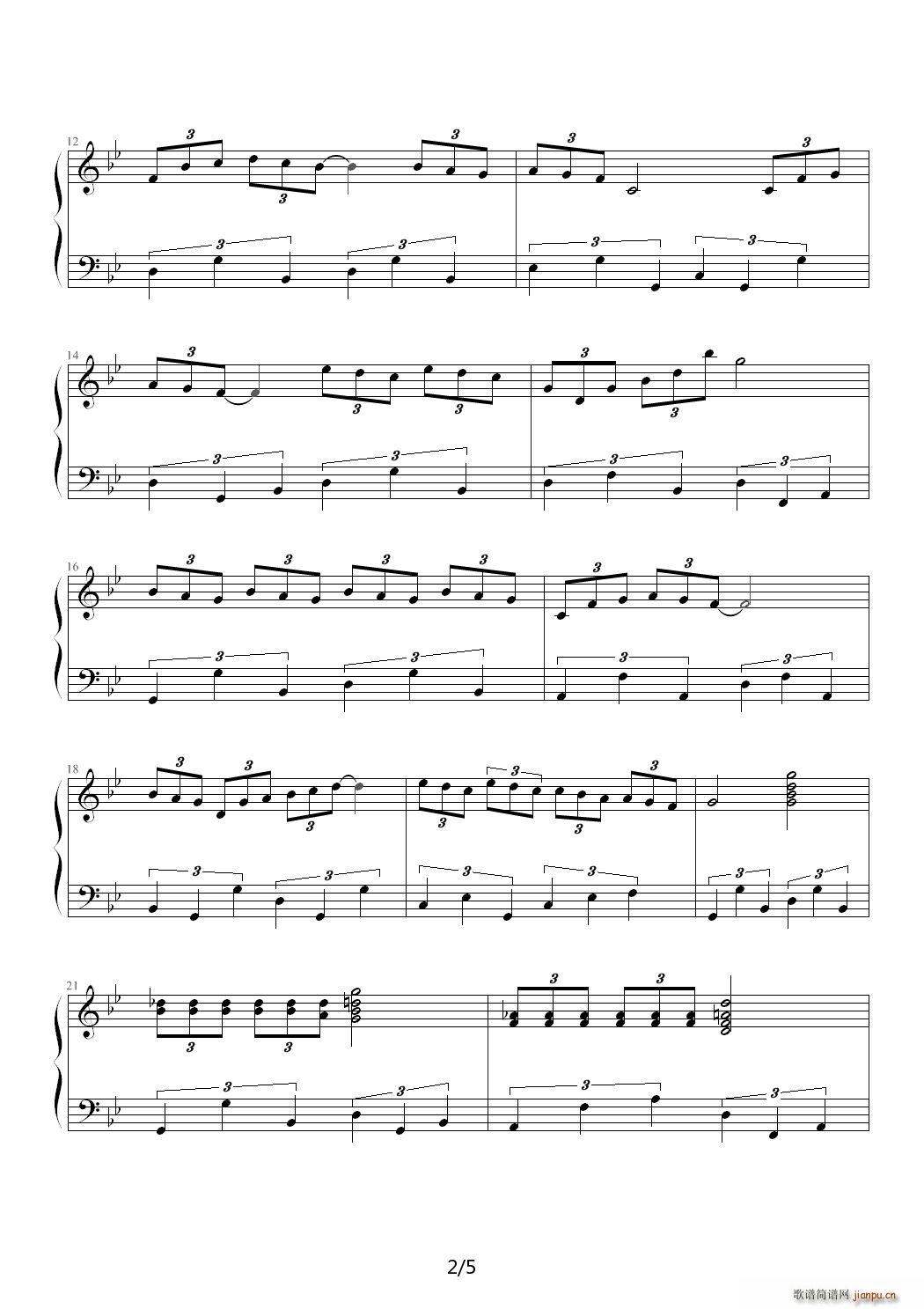 夏夜舞曲 降B调2