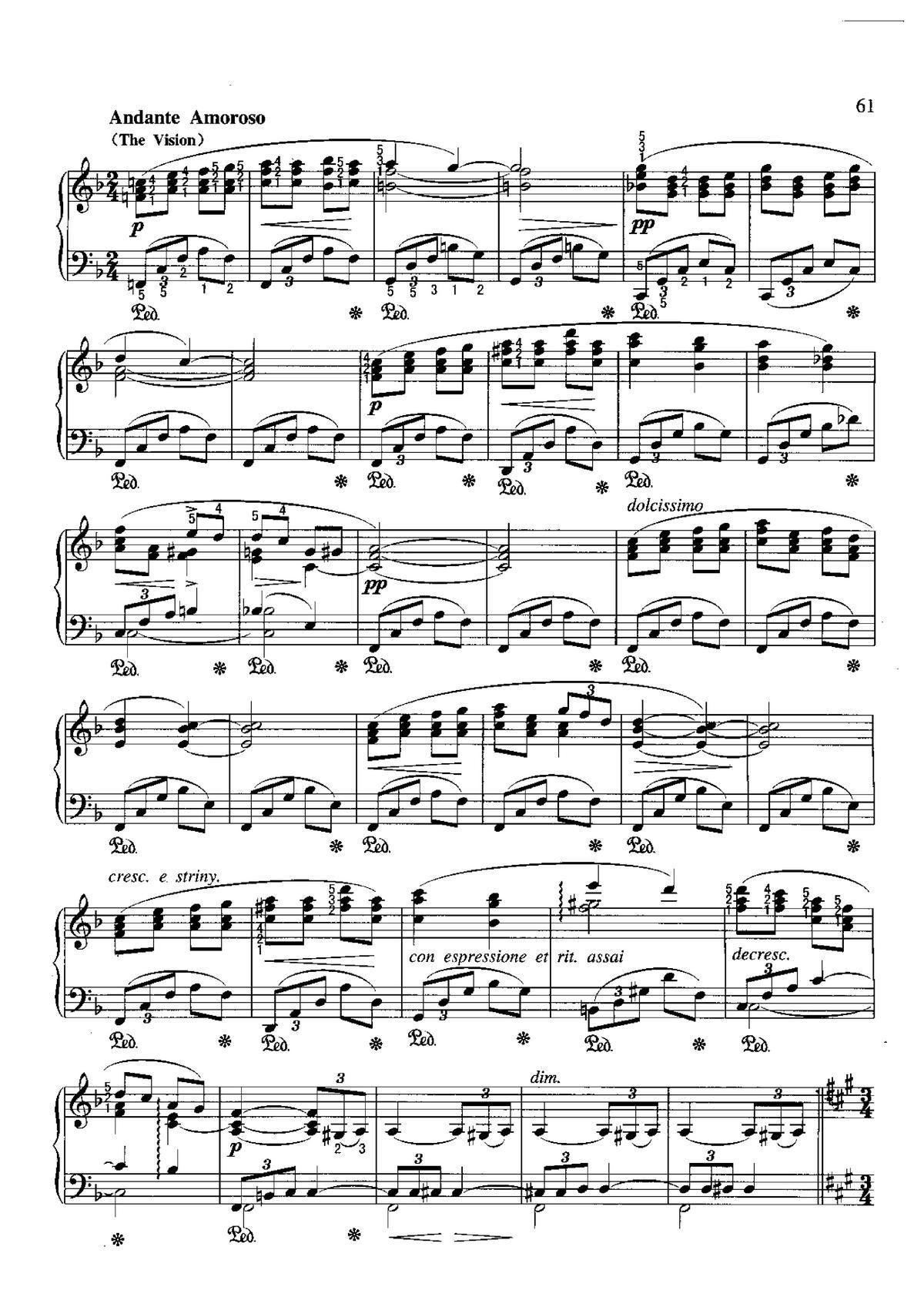 舞会后的爱之梦(不可不弹的世界钢琴名曲100首)3