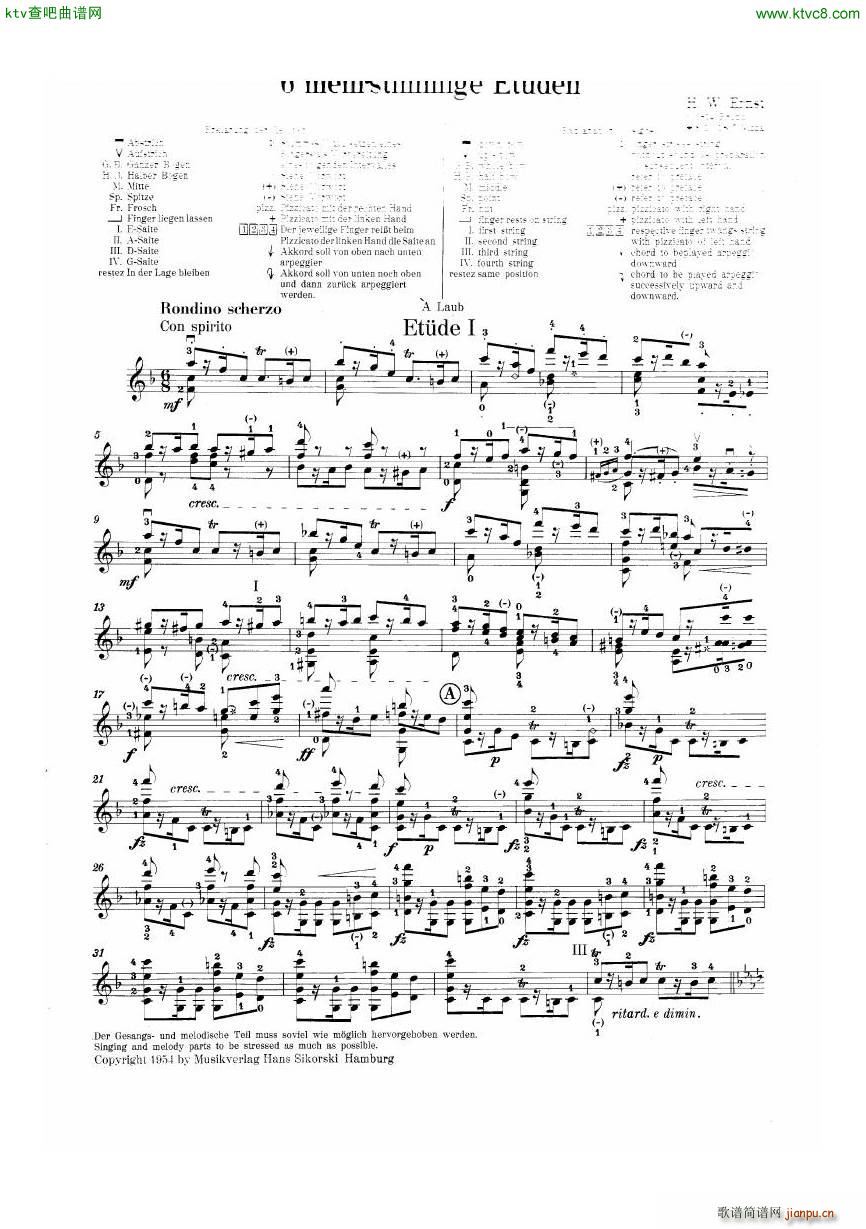 H W Ernst 6 Polyphonic Studies2