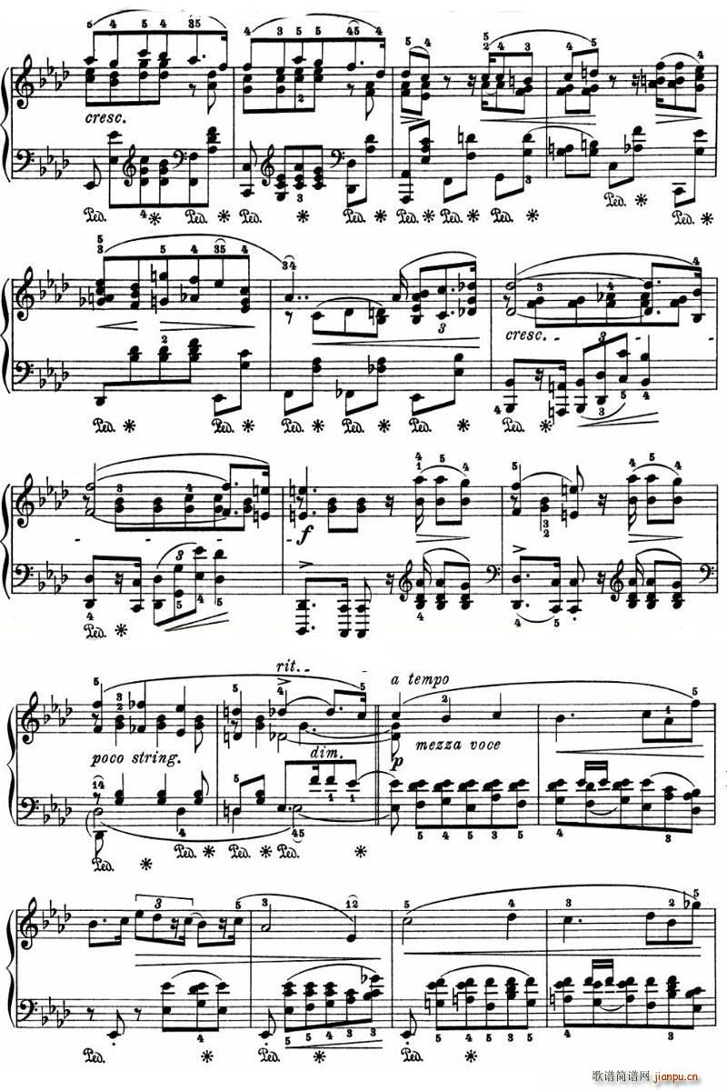 降A大调幻想波兰舞曲Op61(1-10页)_肖邦3
