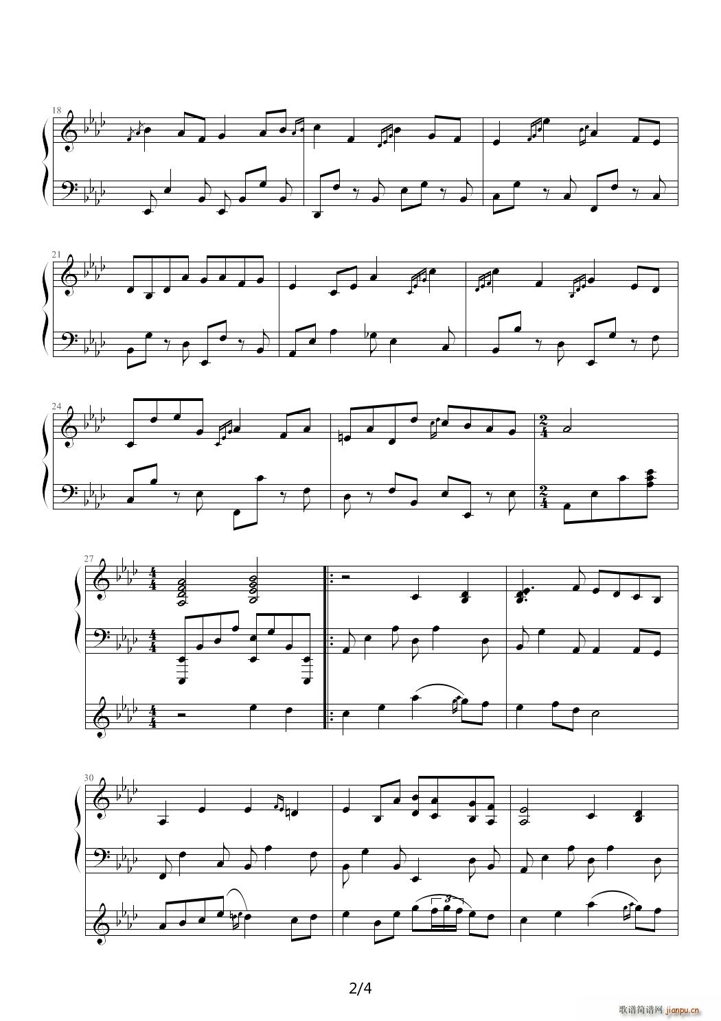 3 林中芳音 降A调2