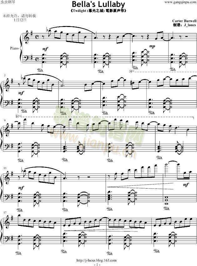 Bella`s Lullaby《Twilight (暮光之城) ��影��声带》1