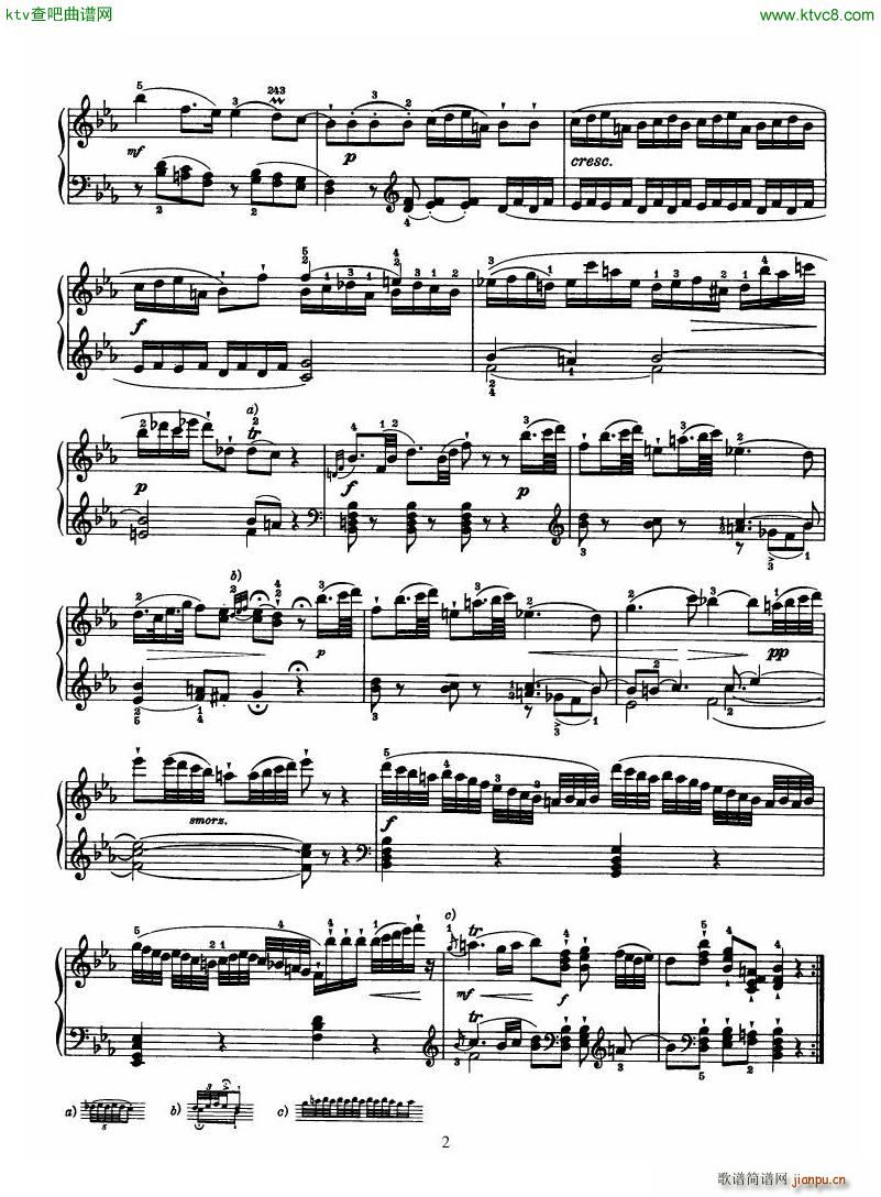 Haydn Piano Sonata No 38 In Eb2