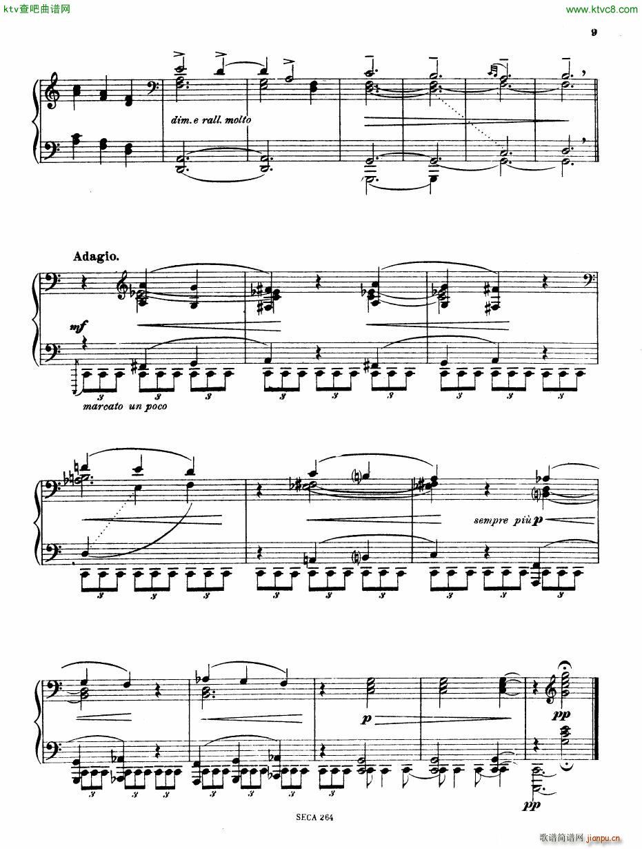 Casella à La Manière de Johannes Brahms piano4