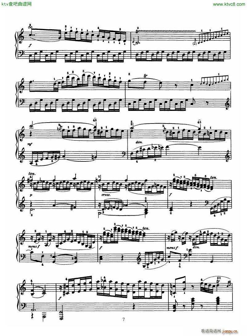Haydn Piano Sonata No 39 In G7