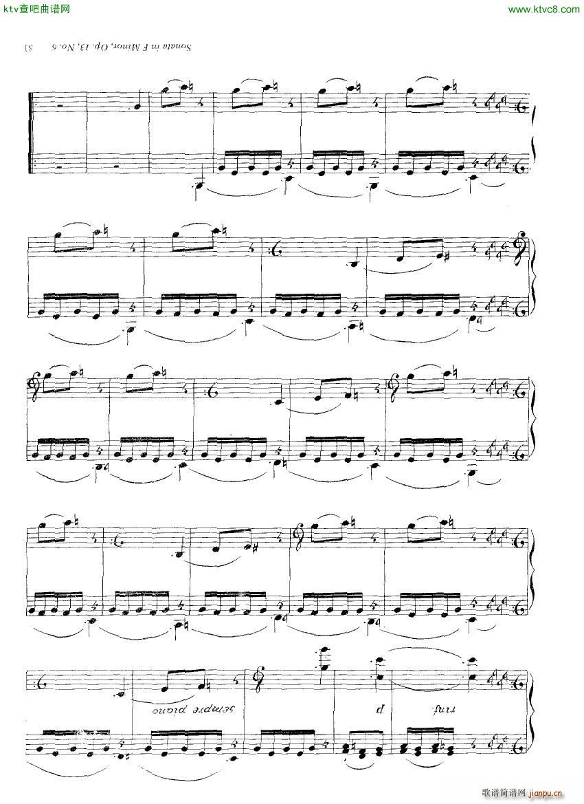 Clementi 13 6 Sonata Fminor 2 211