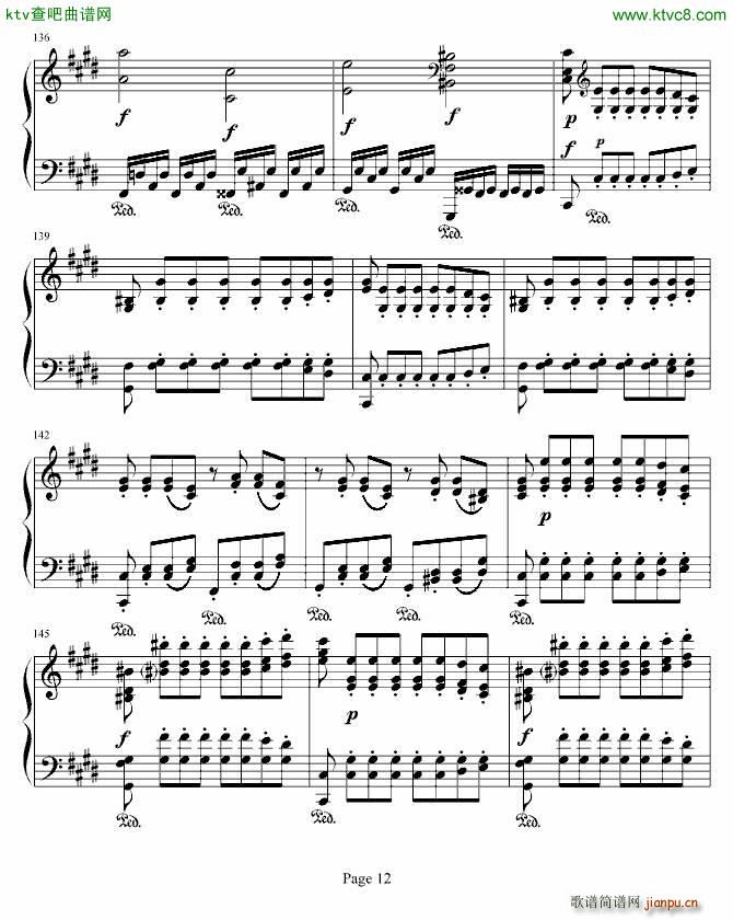 月光奏明曲 作品27之2_贝多芬 beethoven12