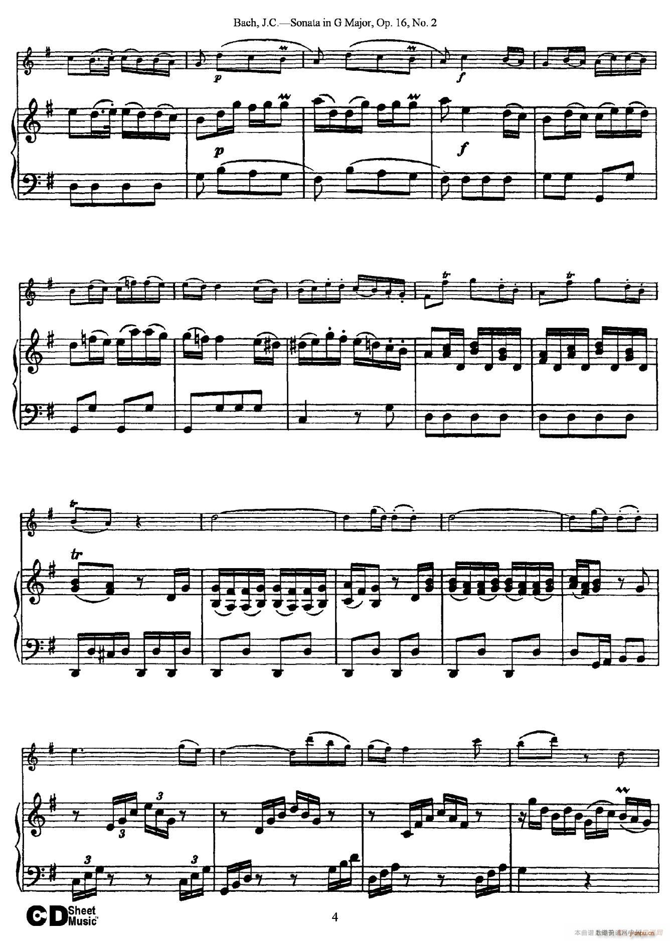 Sonata in D Major Op 16 No 2（ 钢琴伴奏）4