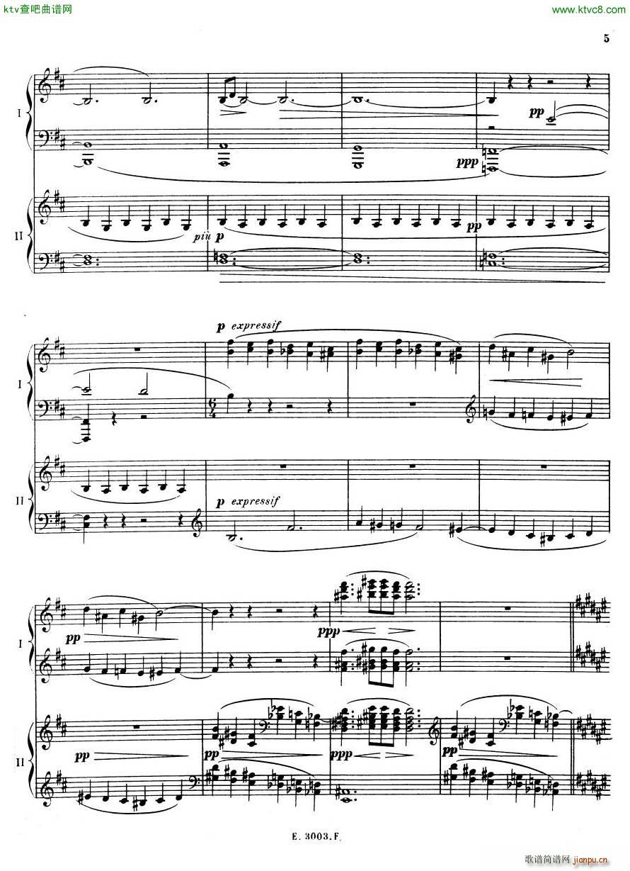 Debussy Ravel 3 Nocturnes 2pno5