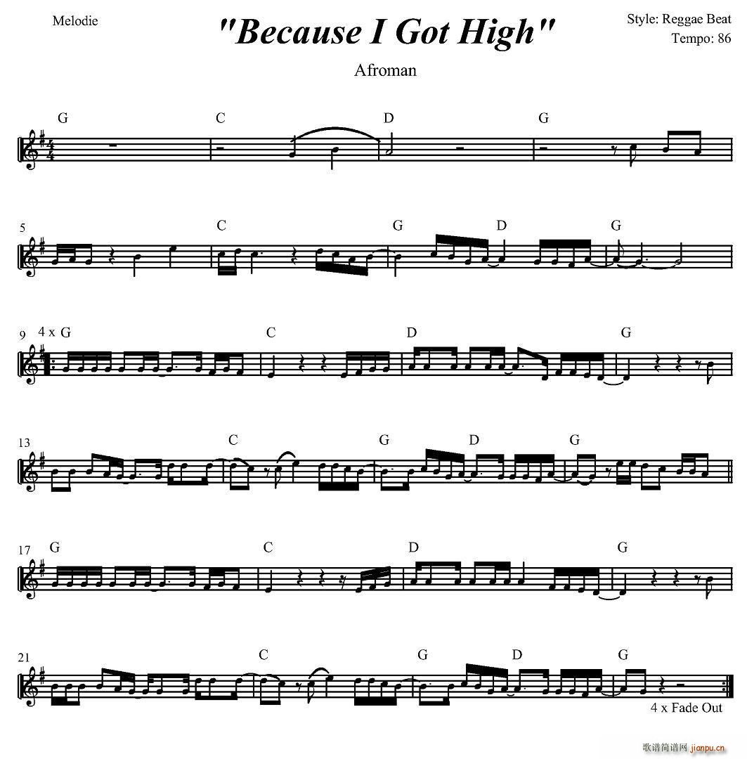 Because I Got High1