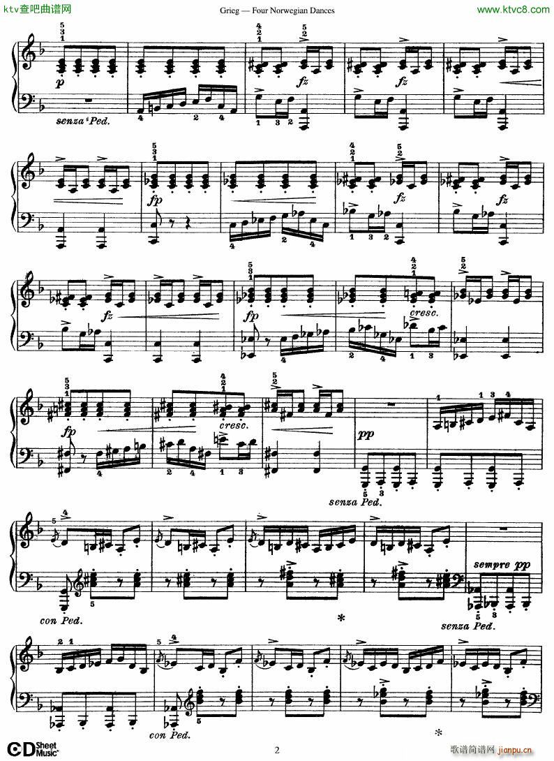 Grieg Four Norwegian Dances2