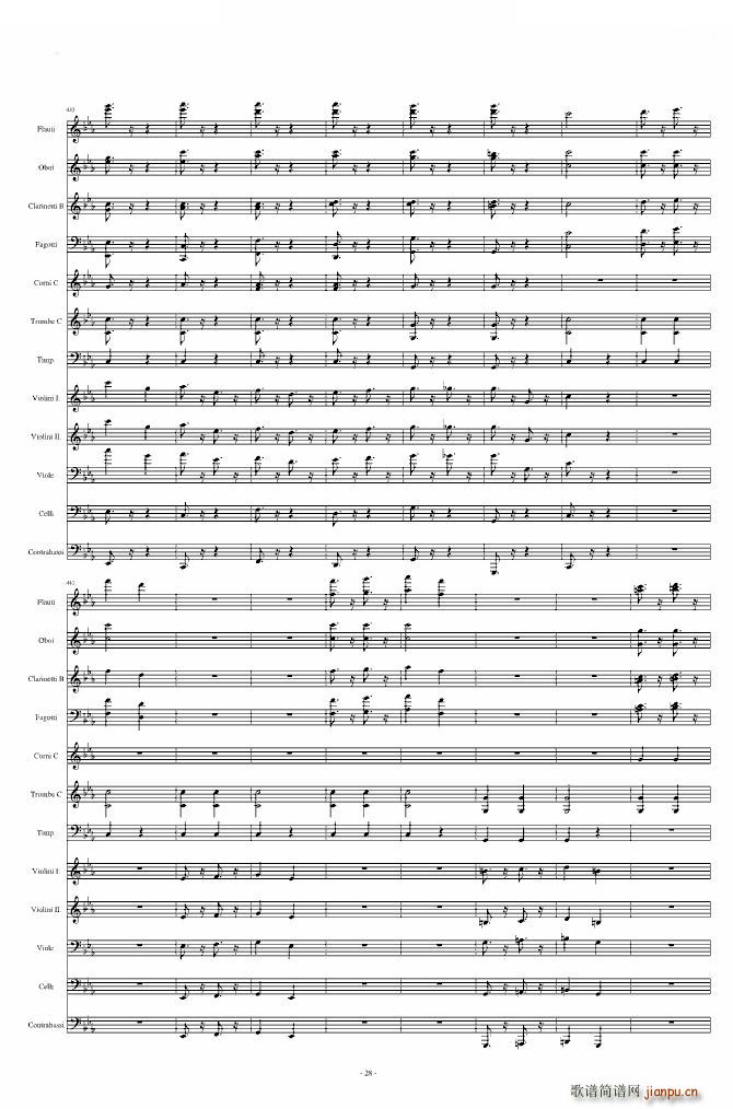 命运交响曲（潦草）_贝多芬 beethoven28