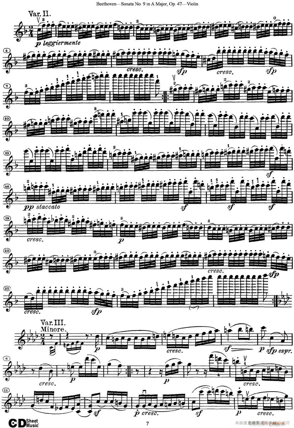 Violin Sonata No 9 in A Major Op 477