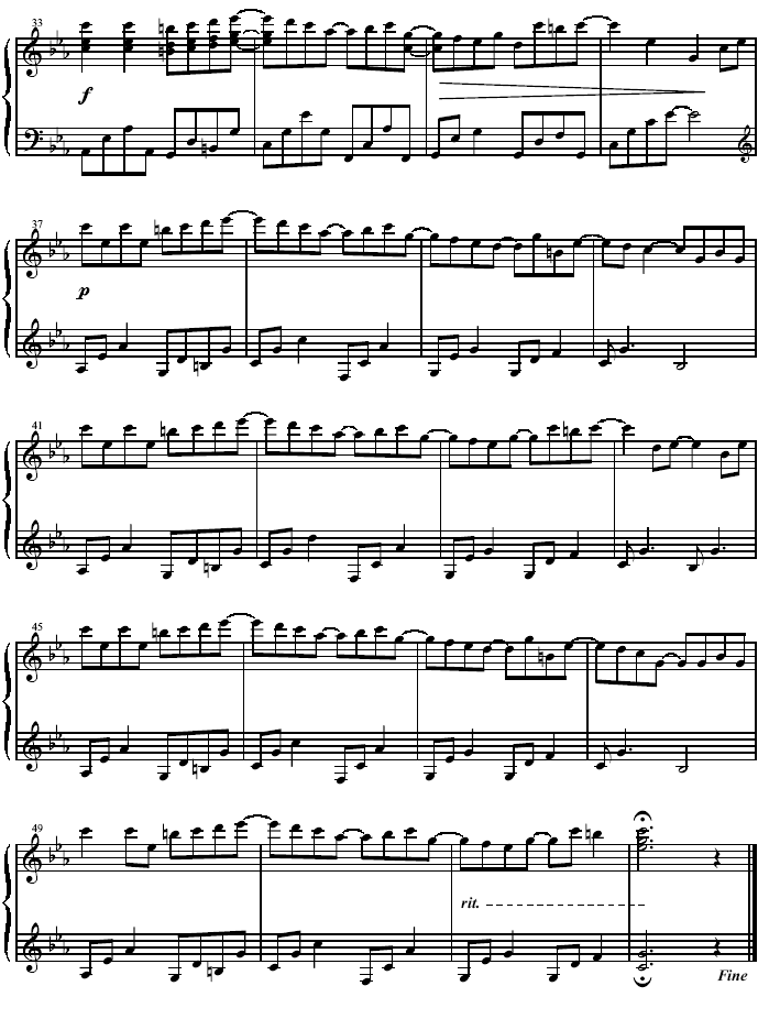When the love falls - 当爱来临-钢琴谱(钢琴曲)-Yiruma3