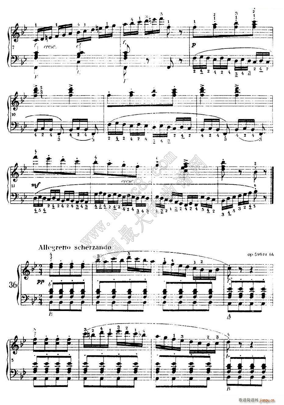 《车尔尼手风琴练习曲集》（第Ⅰ册）（22―36）11