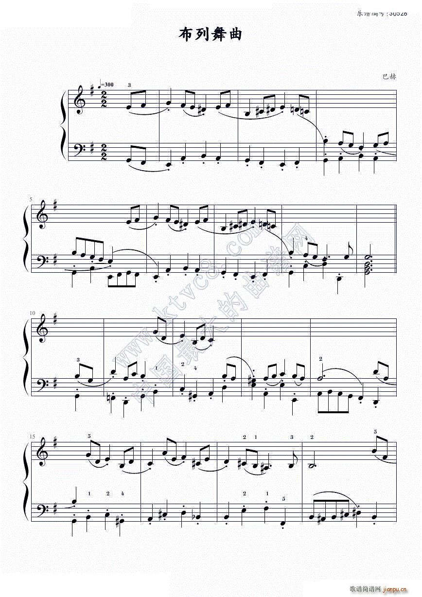 布列舞曲（中音协考级曲目3级）1