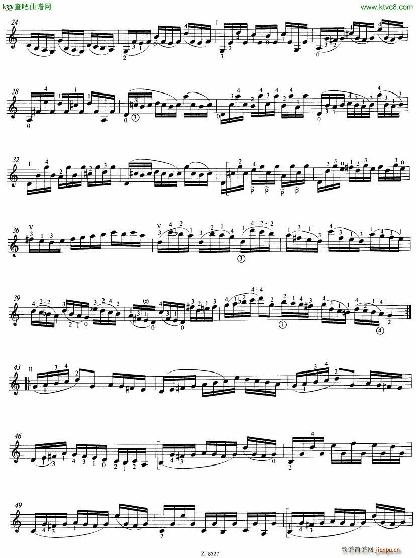 Bach JS BWV 1005 Sonata for Solo Violin in C41