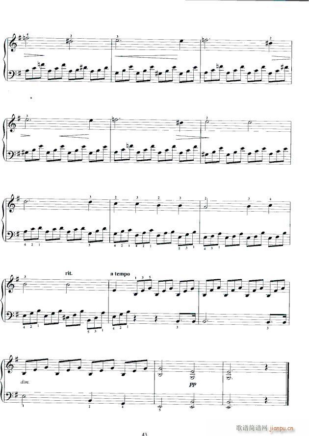 我也能弹贝多芬（简易改编）_贝多芬-beethoven8