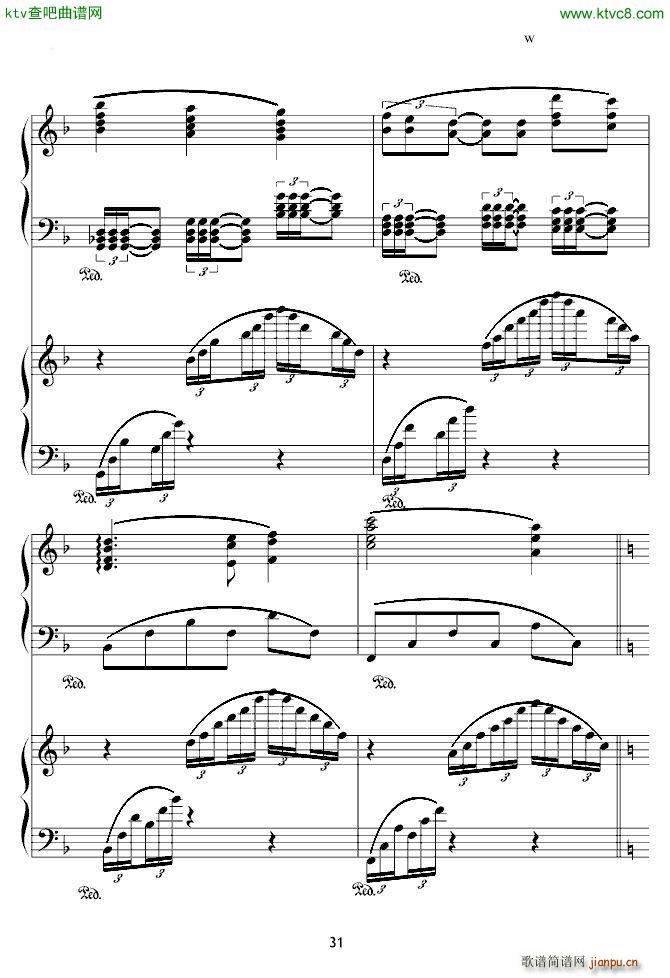 X战记插曲 宿命 双钢琴版31