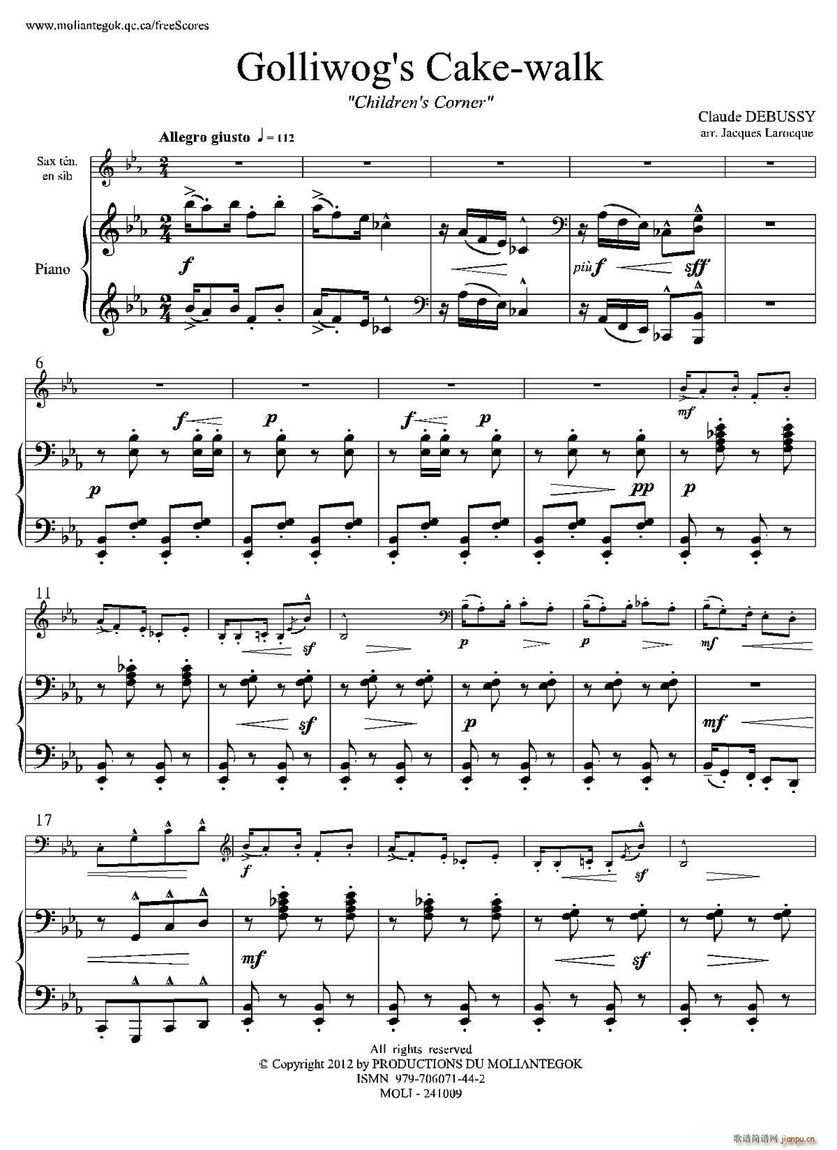 木偶步态舞（次中音萨克斯 钢琴伴奏）1