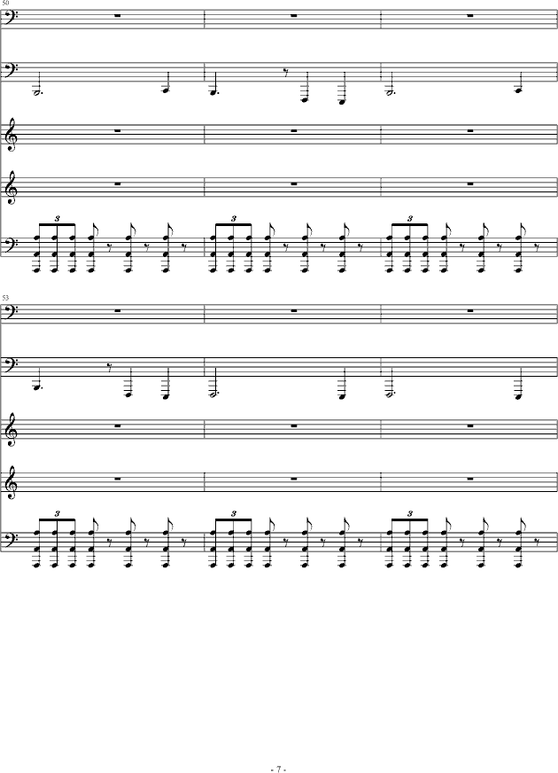 恐怖组曲之吸血鬼--德古拉-钢琴谱(钢琴曲)-ss669933007