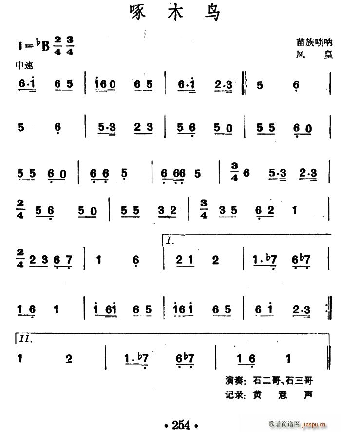 啄木鸟(苗族唢呐)1