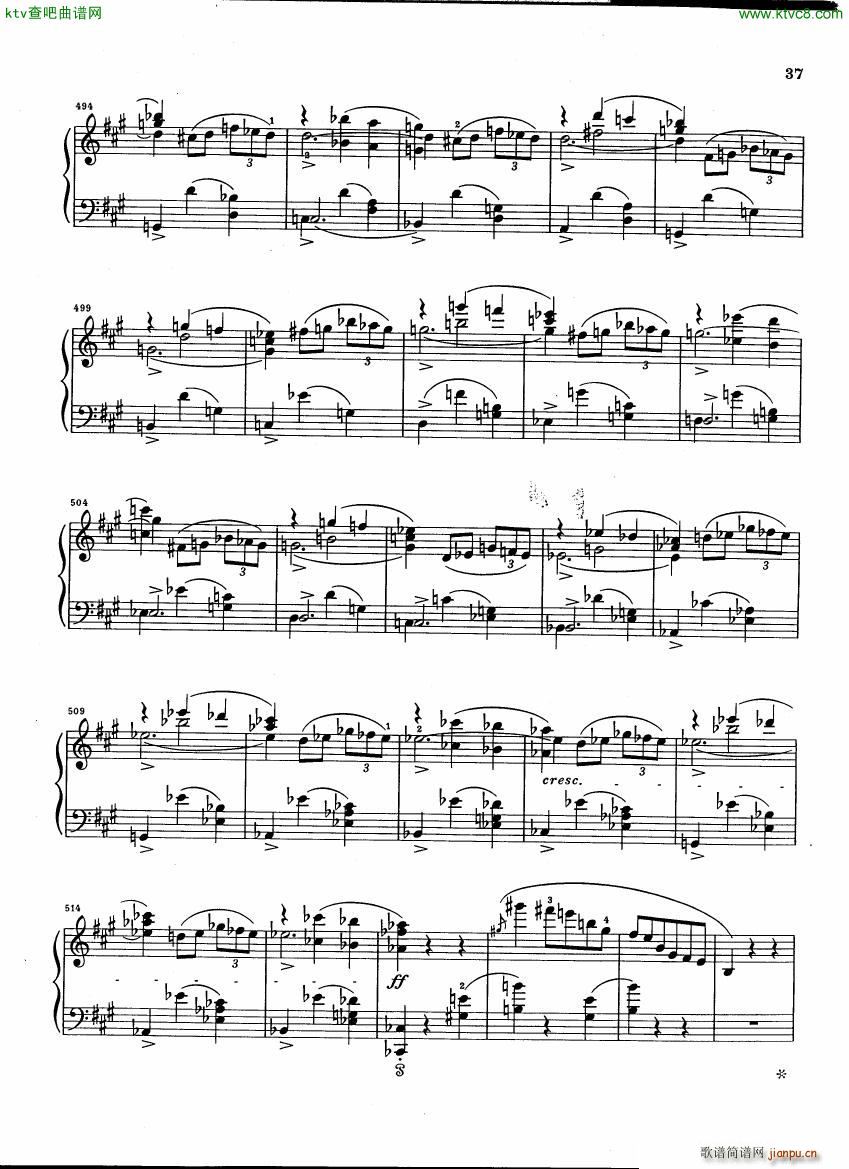 Chopin Scherzo B flat minor Henle8
