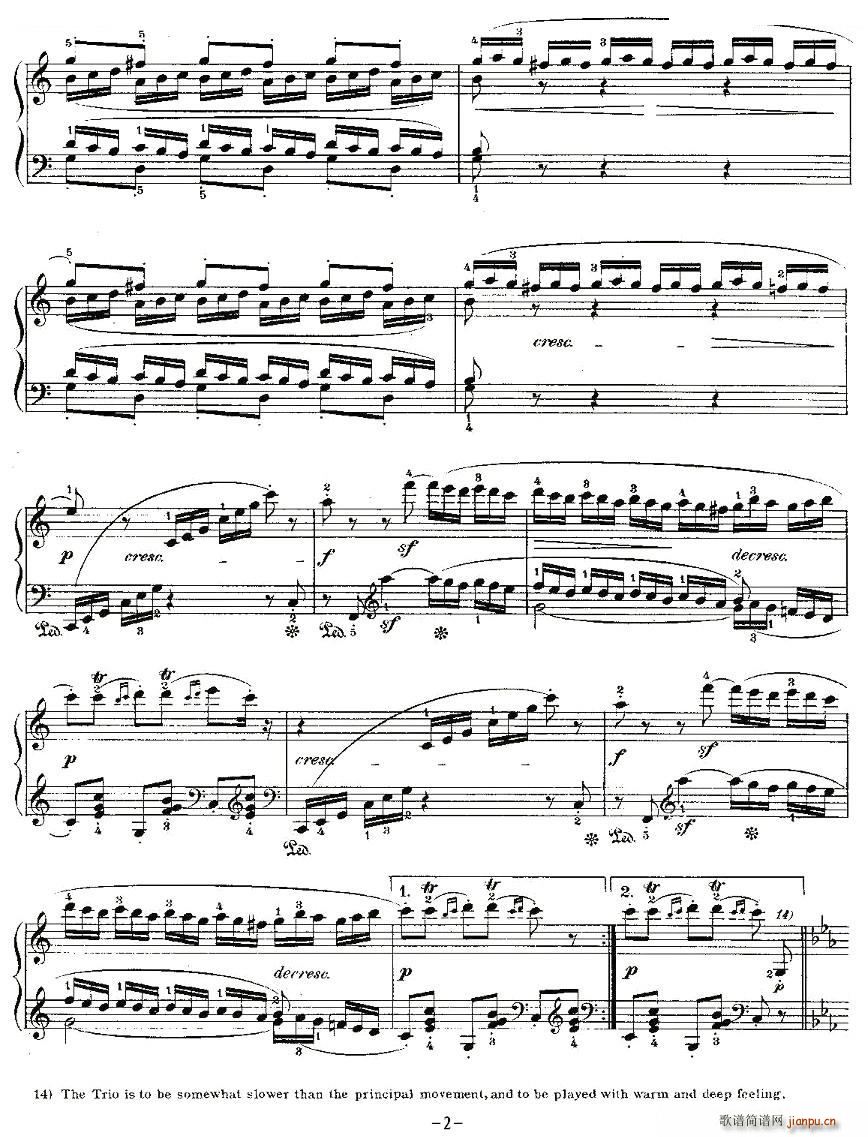 贝多芬钢琴小品（Bagatelles）Op 33 之五2