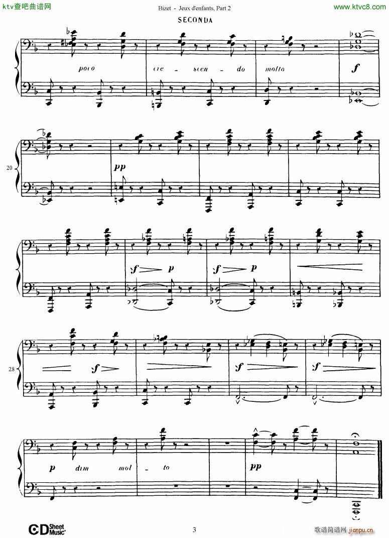 Bizet Jeaux d Enfants Part II4