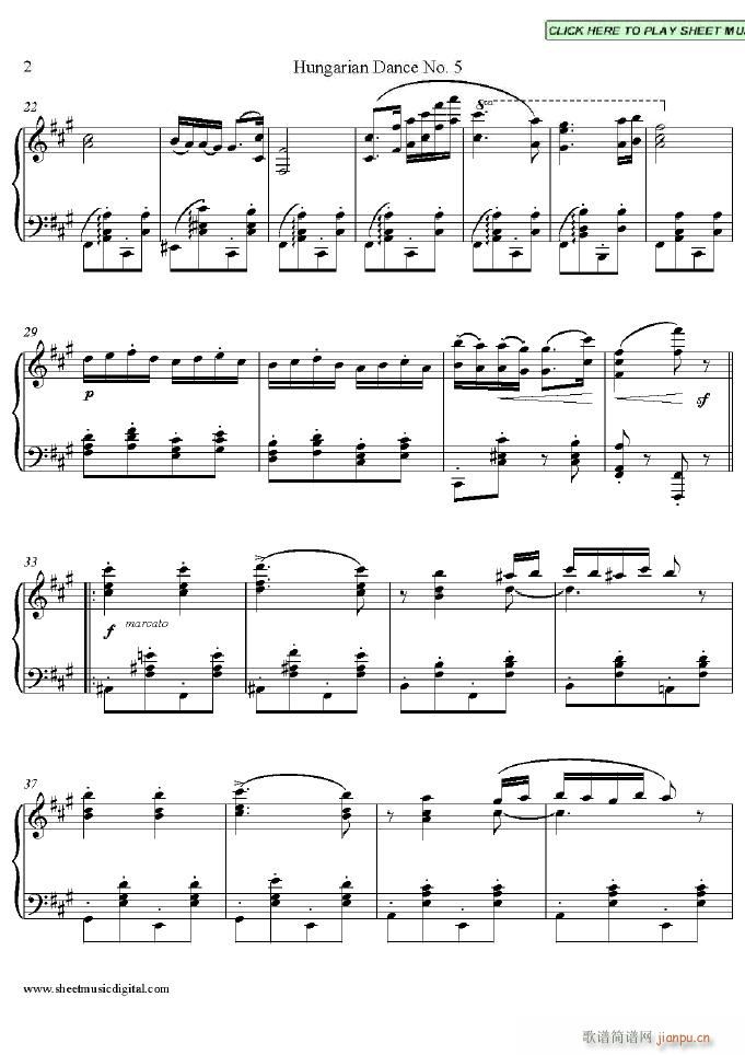 Hungarian Dance no.5_Johannes Brahms2