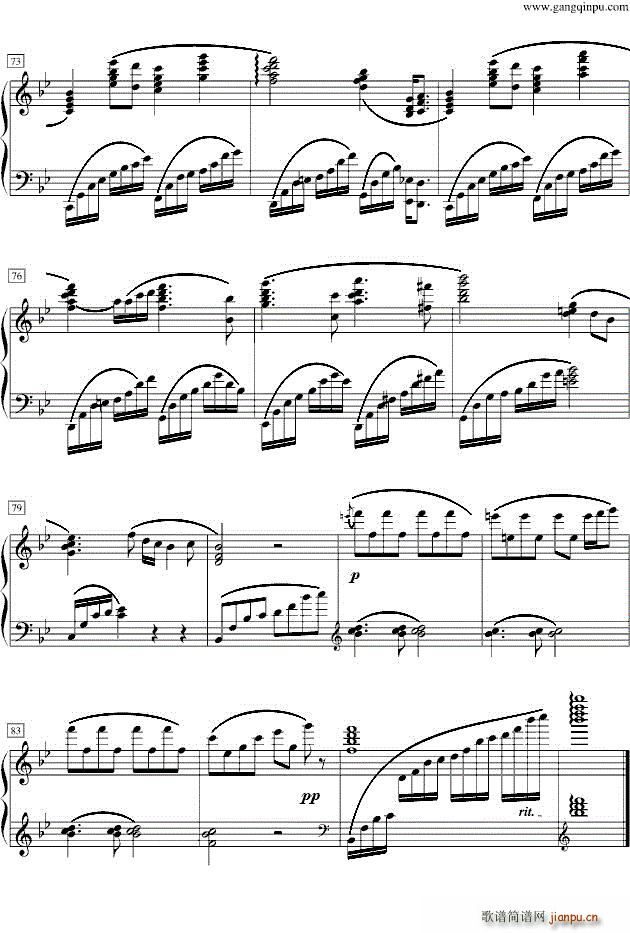 眼神之爱 五线谱― ・ （电影《冰上圆舞曲》主题曲）_马尔文 哈姆里赫5