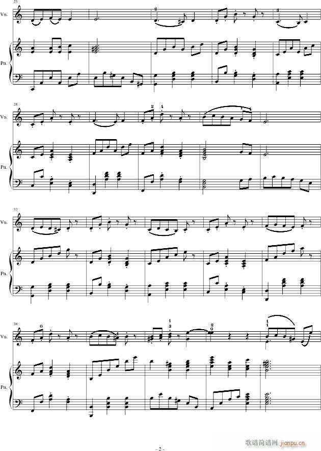H14-A小调舞曲（For Piano And Violin）_.伊dên2