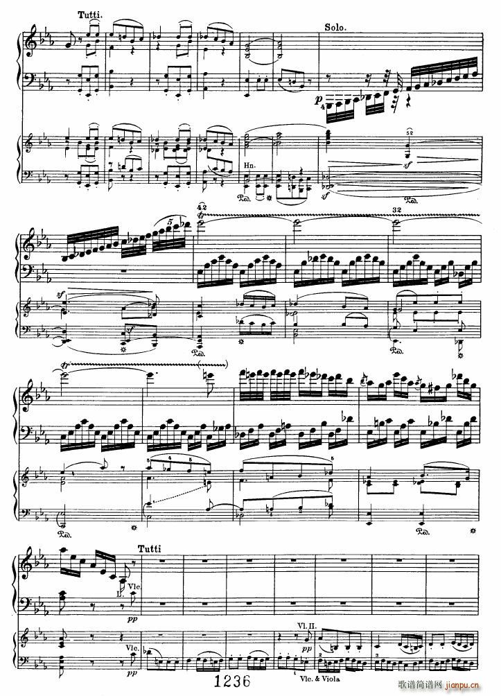 Beethoven op 37 Piano Concerto no 3 2pno red 二3