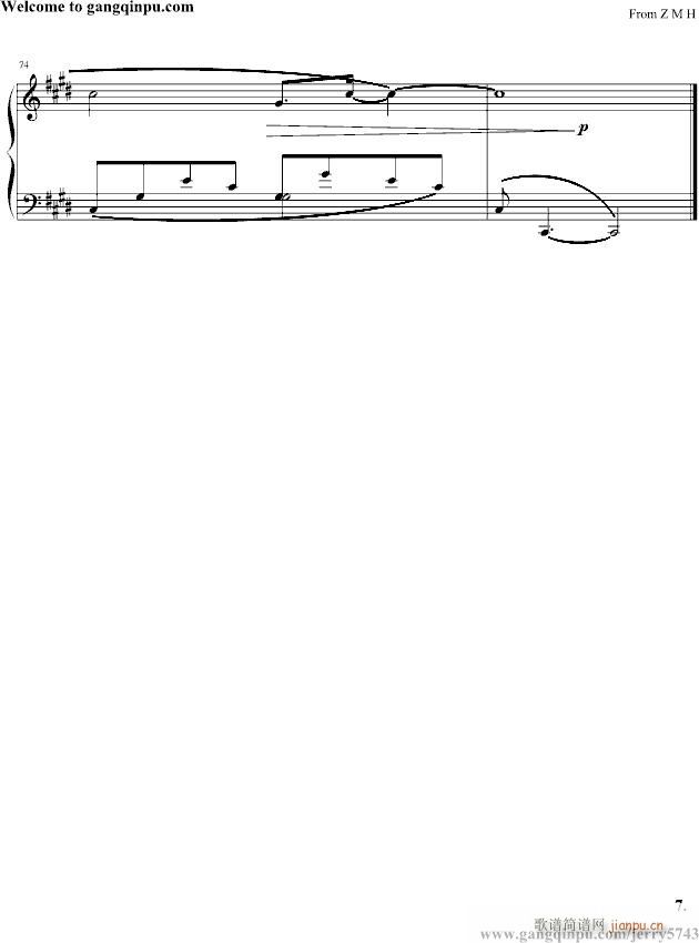 夜曲Op7.6（中西式）_jerry57437