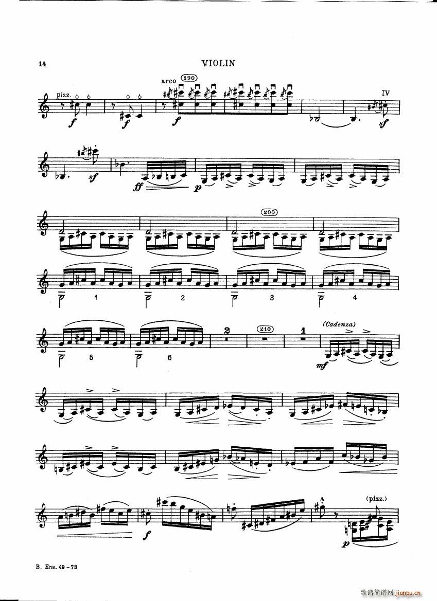 Bartok SZ 111 Contrasts violin14