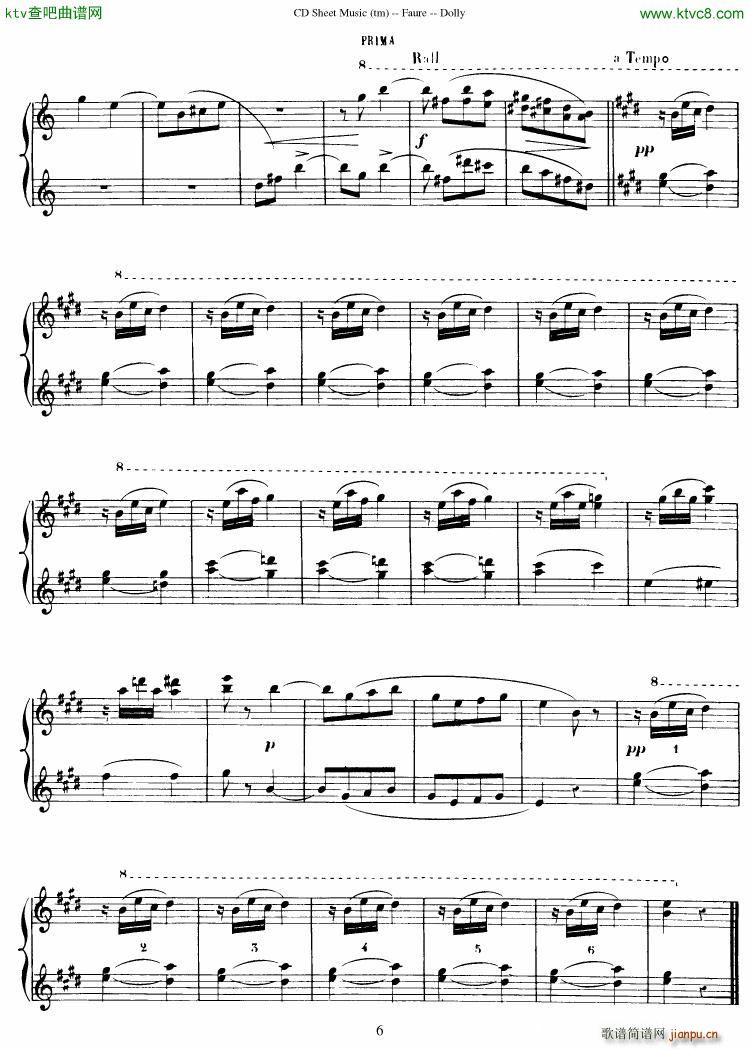 Fauré op 56 Dolly Suite7