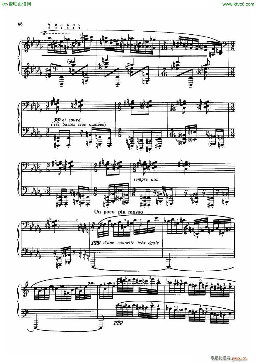Dutilleux Piano Sonata Op 1 2 Assez lent3