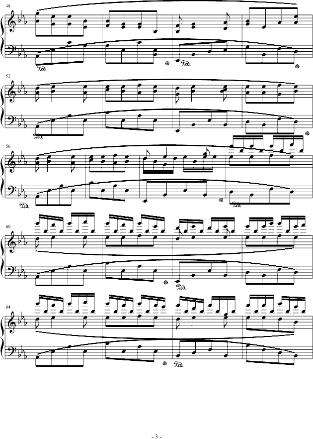 手牵手的海边-钢琴谱(钢琴曲)-cyyohmygod3