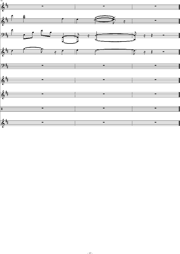 走-钢琴谱(钢琴曲)-����_很乖12