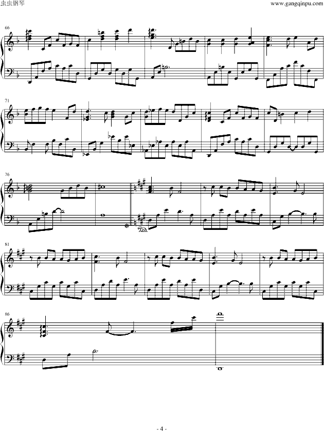 Passing By-钢琴谱(钢琴曲)-Yiruma4